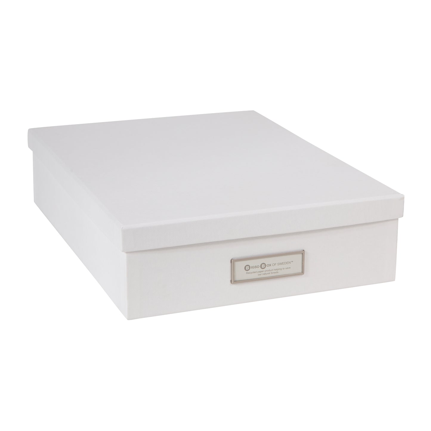 OSKAR DOCUMENT BOX A4 White - The Organised Store