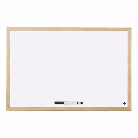 Magnetic White Board- Black Frame