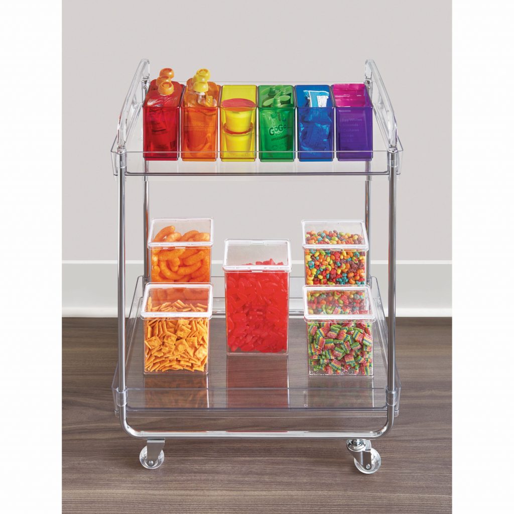 The Home Edit Clear Rolling Cart