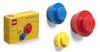Lego Wall Hanger Set - Red/Blue/Yellow