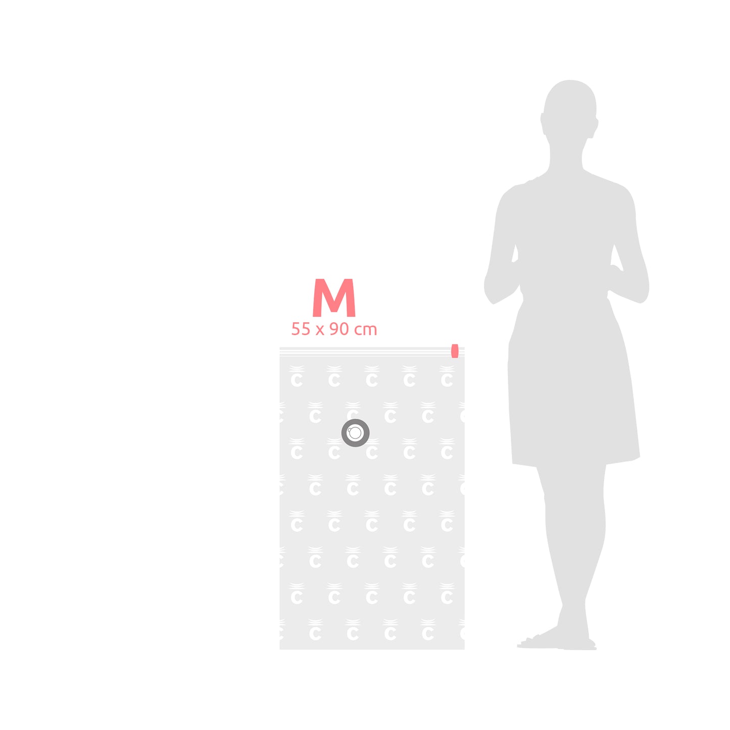 Vacuum Bags- Set of 3 Vacuum x2 M, &1 L