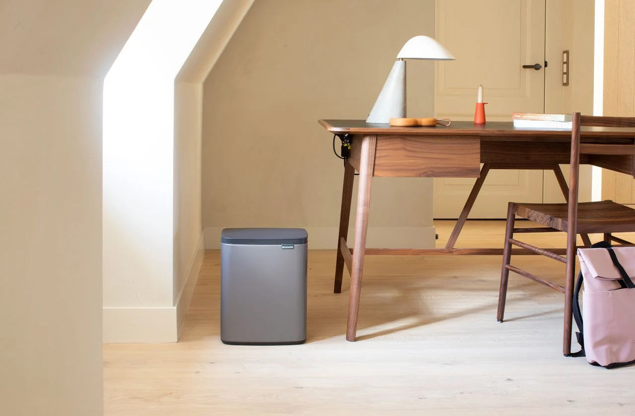 Bo Waste Bin, 12L -White