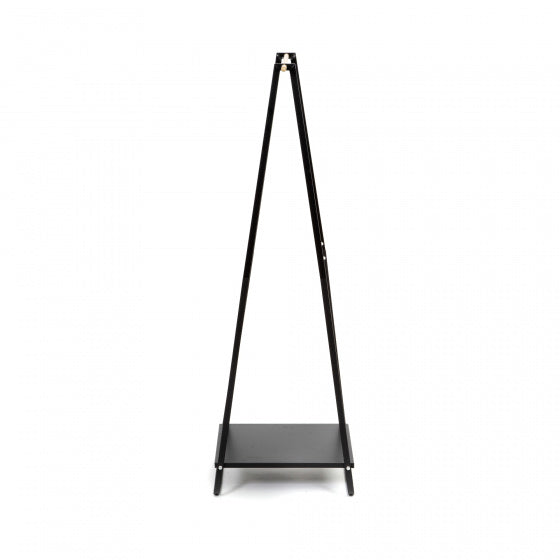 Black Clothes Rail with Shelf