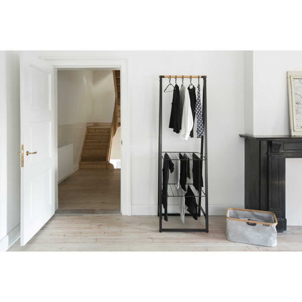 Linn Clothes Rack Black Small & Large - The Organised Store