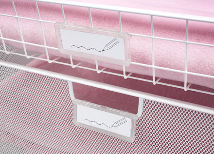 Mesh Drawer Labels- 4 Pack - The Organised Store