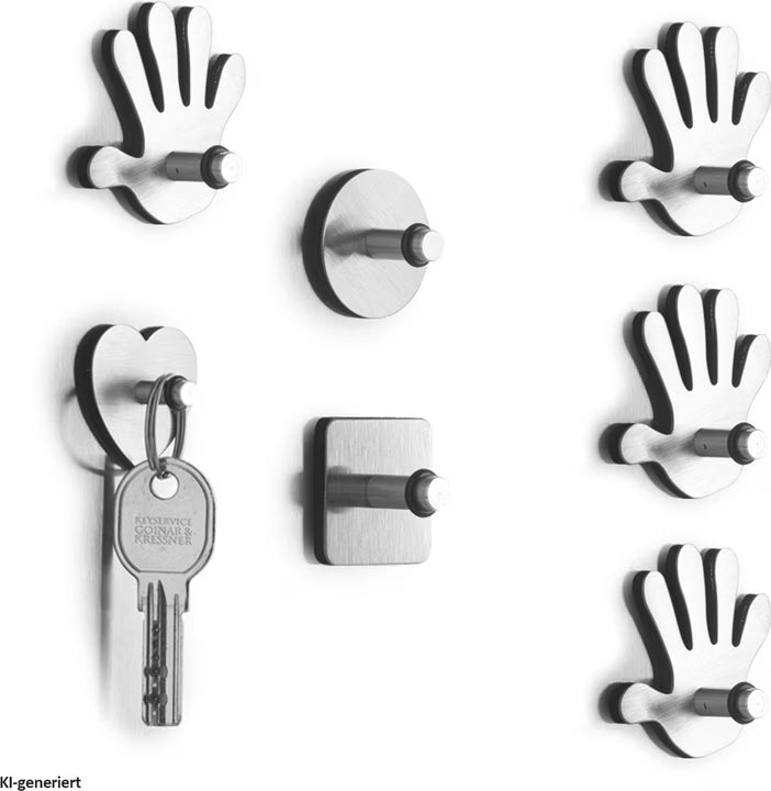 Magnet Set With Hooks - Mixed- 3  Assorted