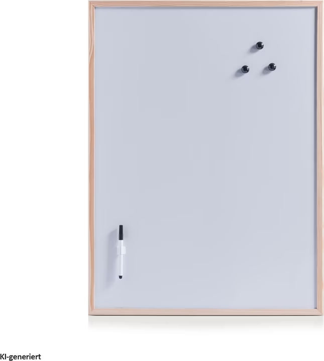 Magnetic Writing Board 60 x 80 cm Natural
