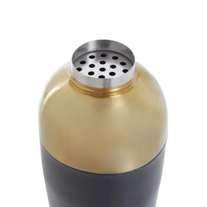Mixology Cocktail Shaker- Black & Gold