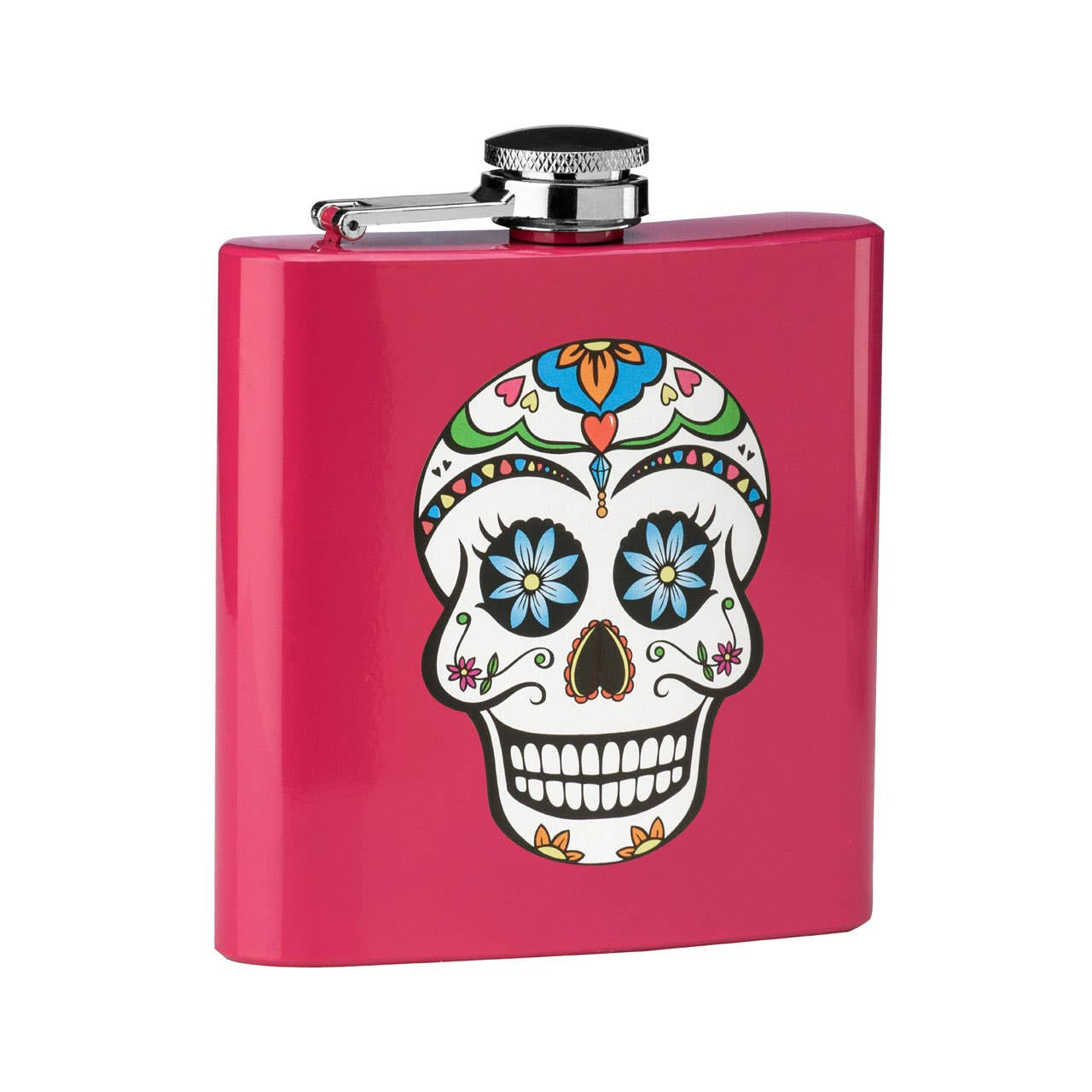 Auden Hip Flask Skull Design