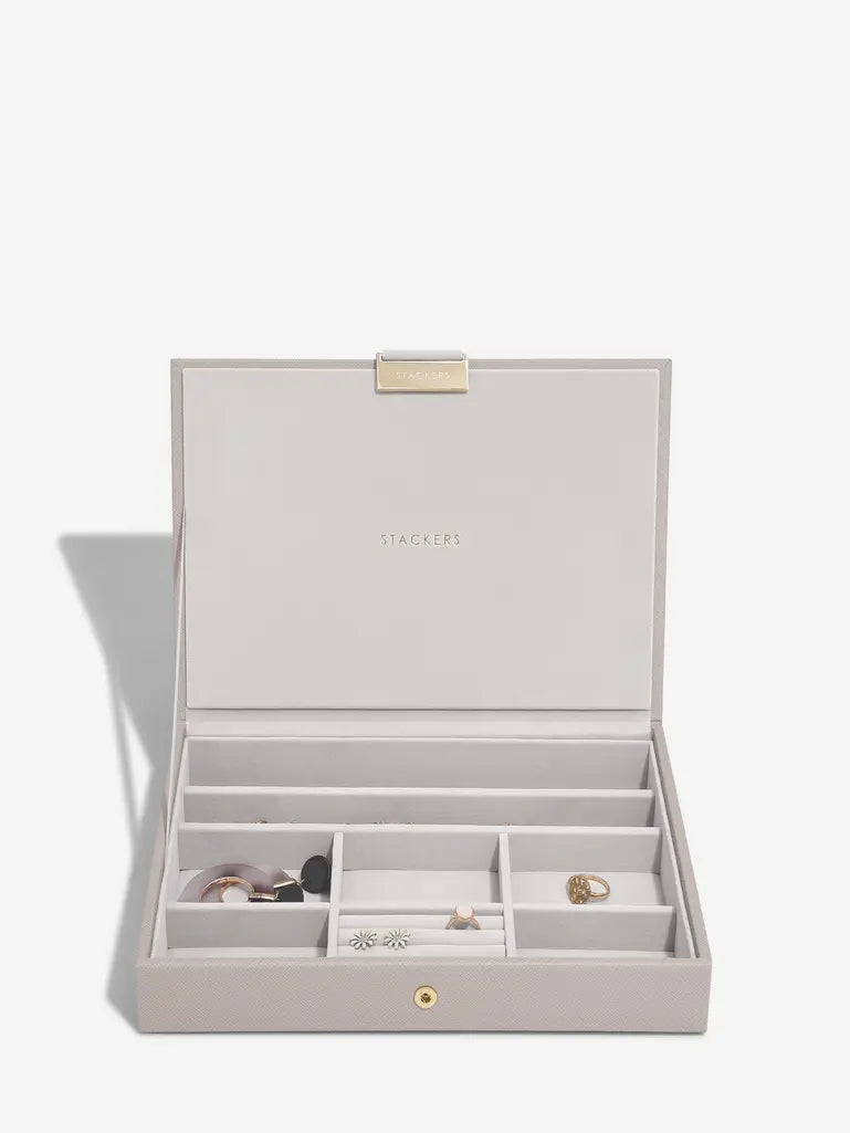 Taupe Classic Woven Lid