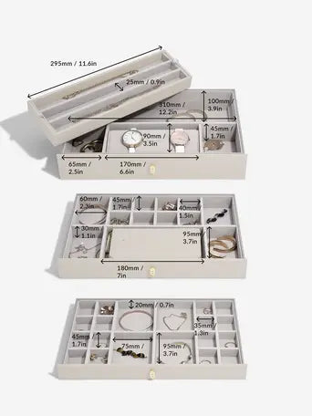 Ultimate Jewellery Box-Oatmeal