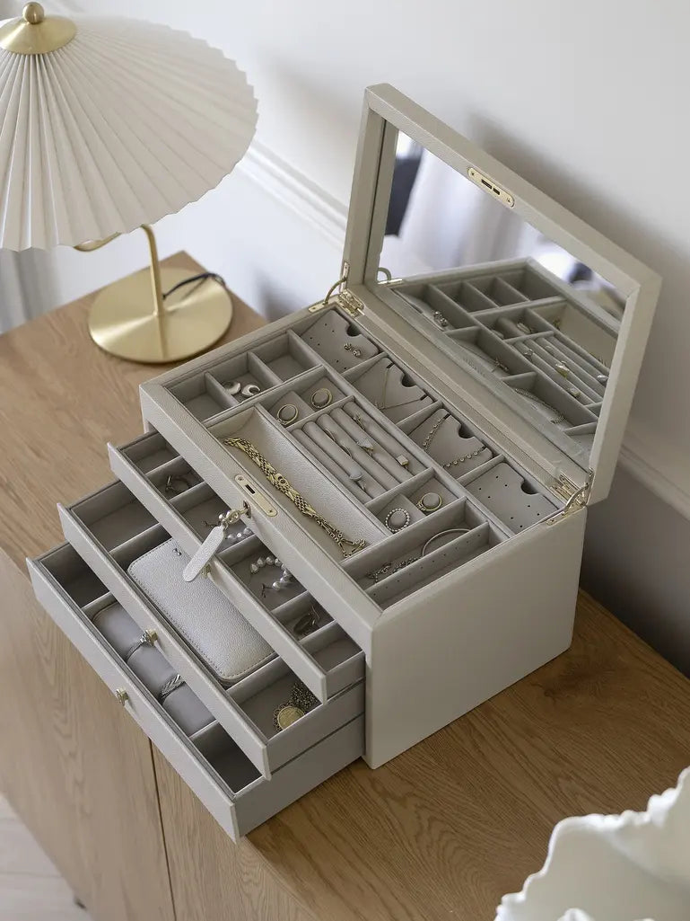 Ultimate Jewellery Box-Oatmeal