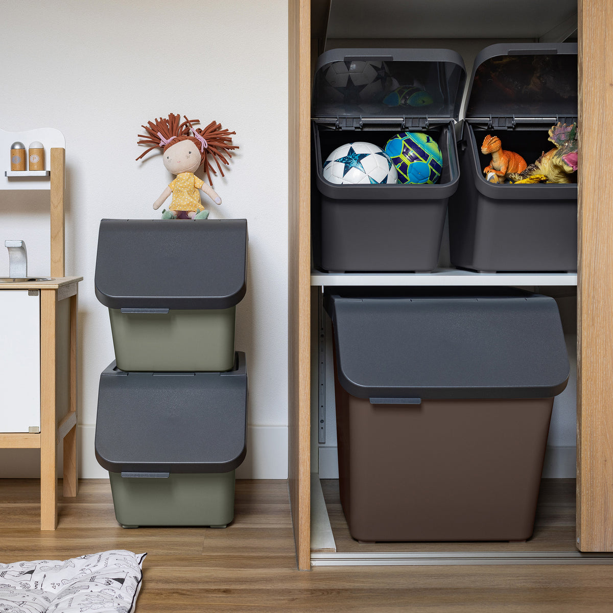 Sigma Home Sorting Unit 45L & 60L - Various Colours-Stackable