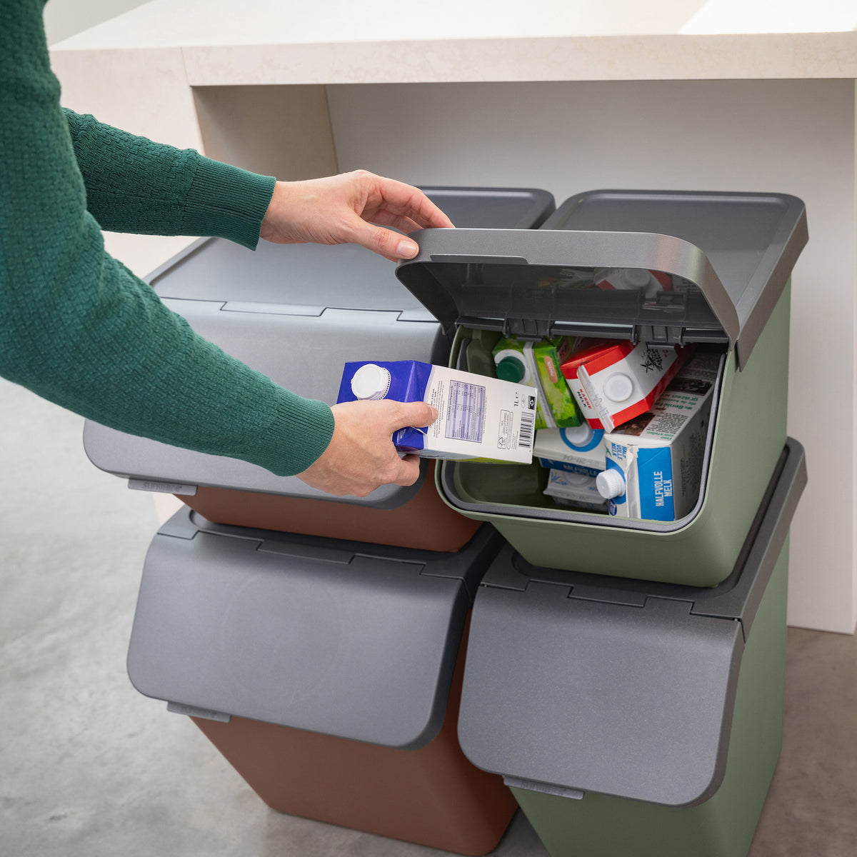 Sigma Home Sorting Unit 45L & 60L - Various Colours-Stackable