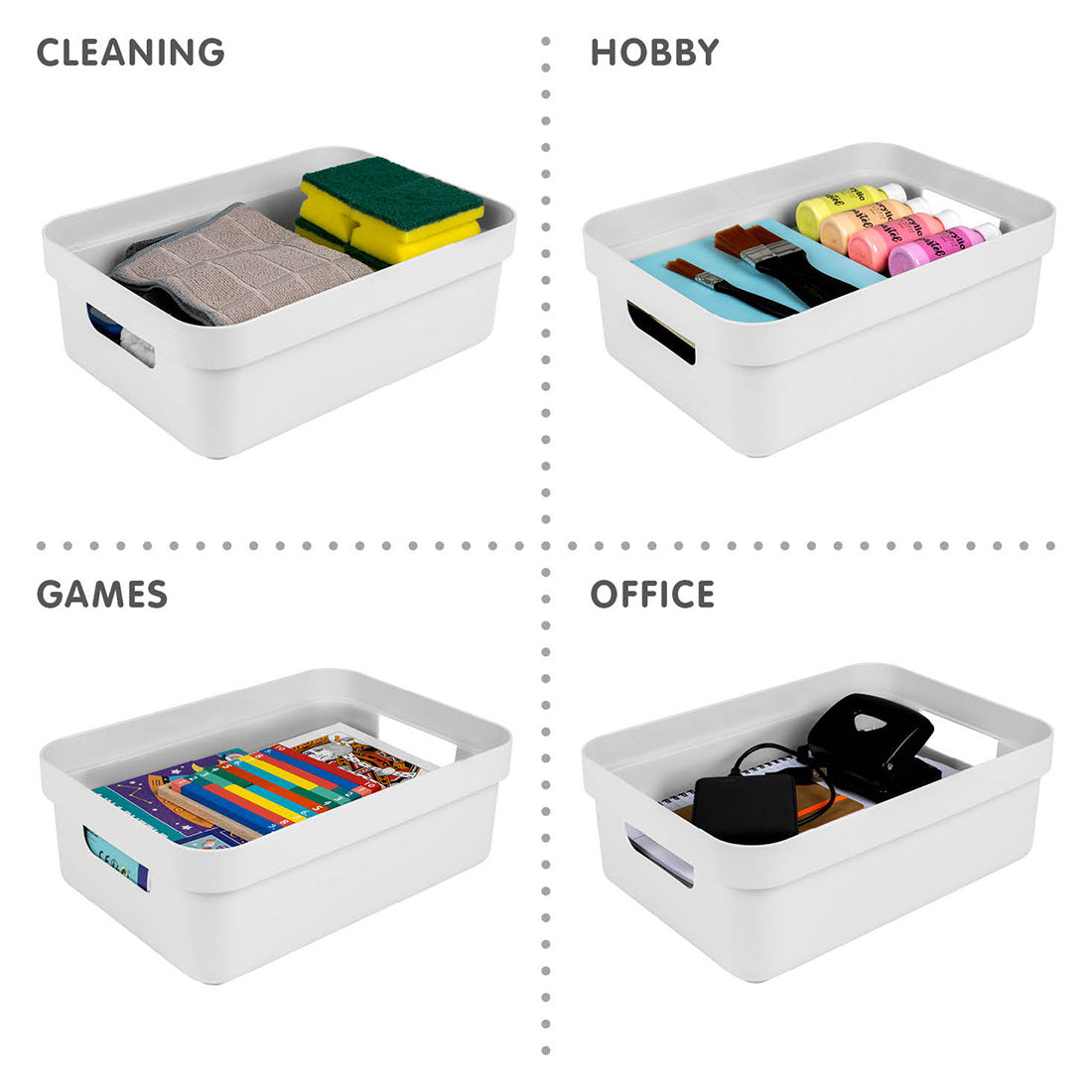 Sigma Home Storage Box 9L - White