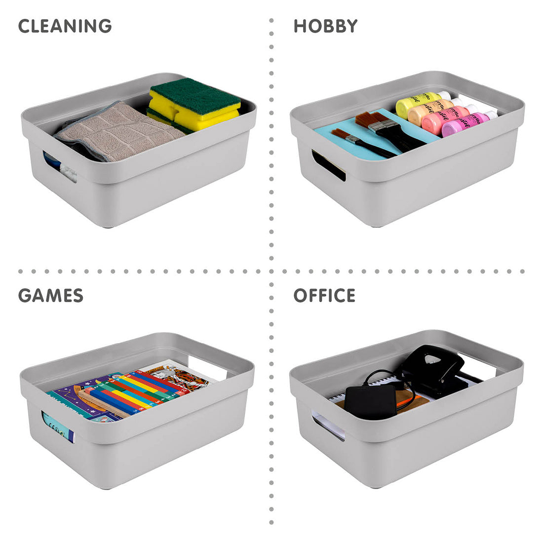 Sigma Home Storage Box 9L - Grey