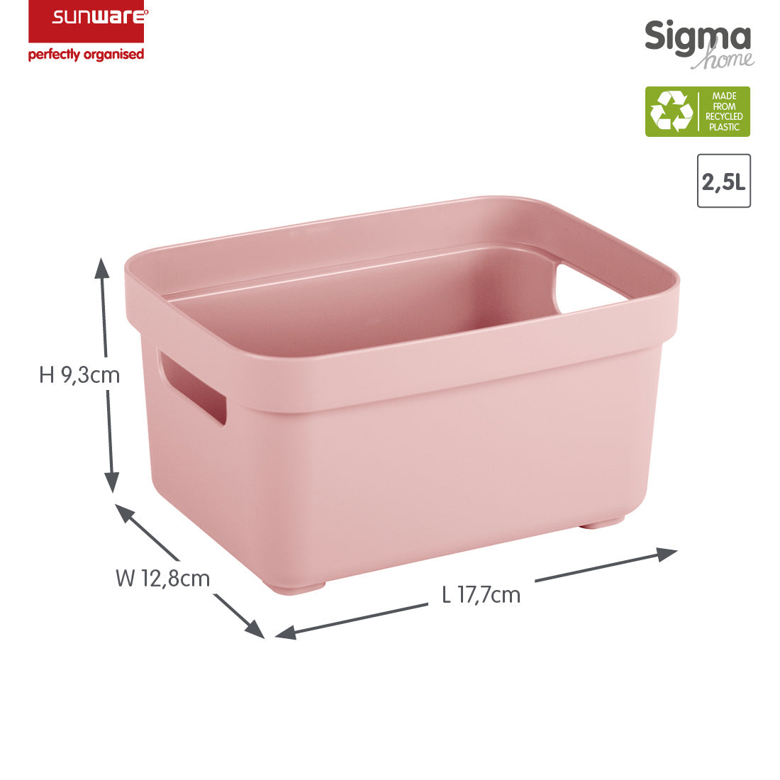 Sigma Box- Various Colors- 2.5L - The Organised Store