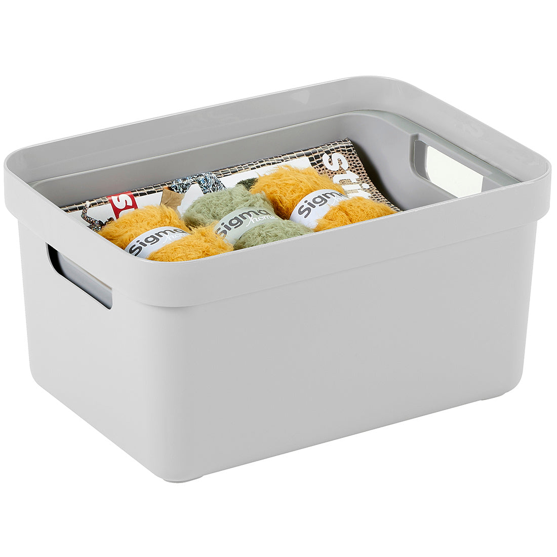 Sigma Home Storage Box 13L - White - The Organised Store