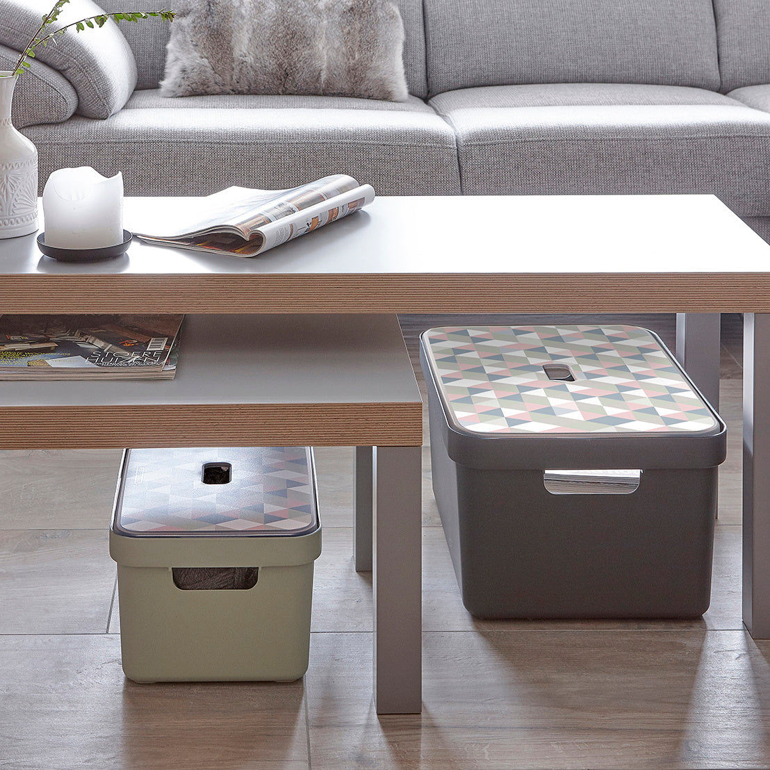 Sigma Home Storage Box 13L - Green - The Organised Store