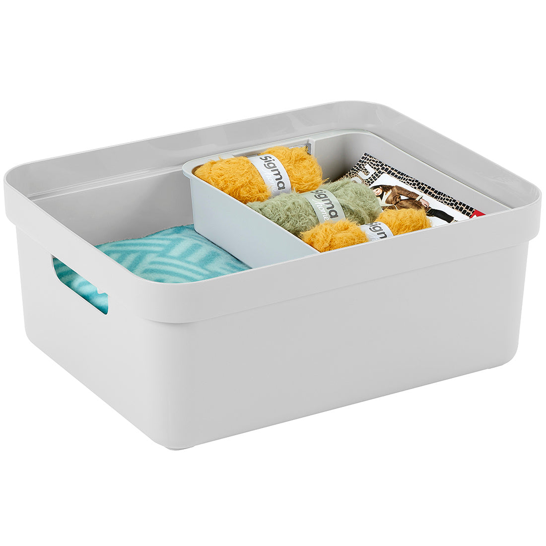 Sigma Home Storage Box, 24L -  White