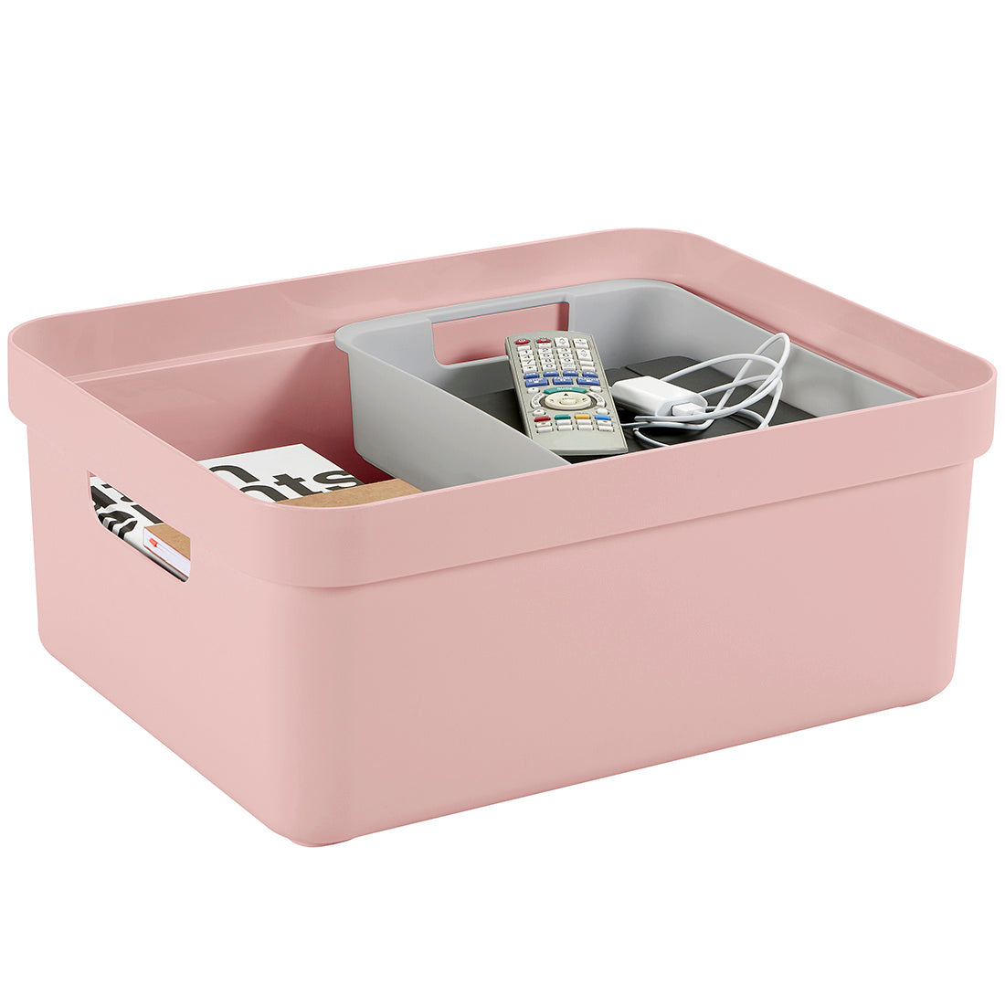 Sigma Home Storage Box 24L-Pink - The Organised Store