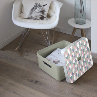 Sigma Home Storage Box, 24L - Green - The Organised Store