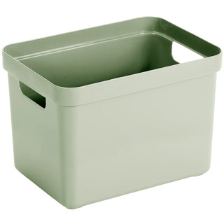 Sigma Home Storage Box 18L - Green & Dark Blue - The Organised Store