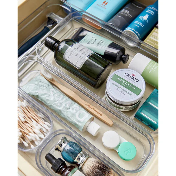 Stackable Drawer Organisers- Clear BPA Free