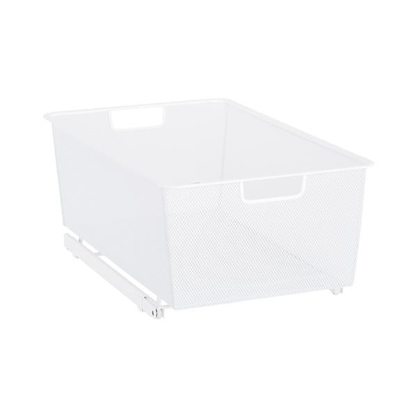 Medium 35 Elfa Easy Glider  with Mesh Basket-Width 35cm wide - The Organised Store