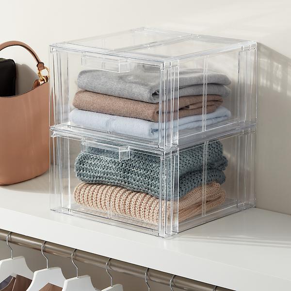 Clear Stackable Drawers-Various sizes