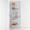 Elfa Shoe Wall & Door Rack- 4 Shoe Rack & 1 Medium & 1 Large Mesh Basket