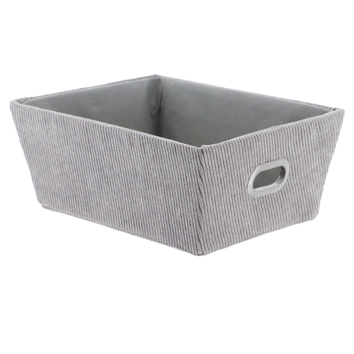 Corduroy Basket, Grey
