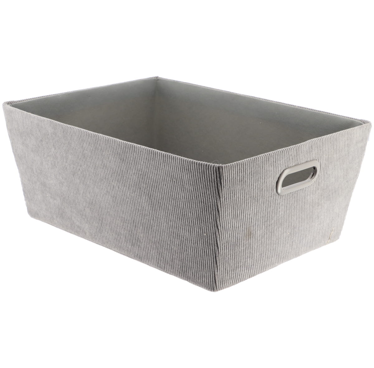 Corduroy Basket, Grey