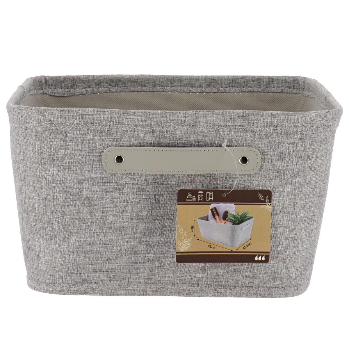 Polyester Storage Basket-Various Sizes -Grey