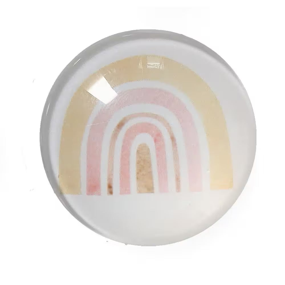 Rainbow Magnet Set- 4 pieces -plastic/glass