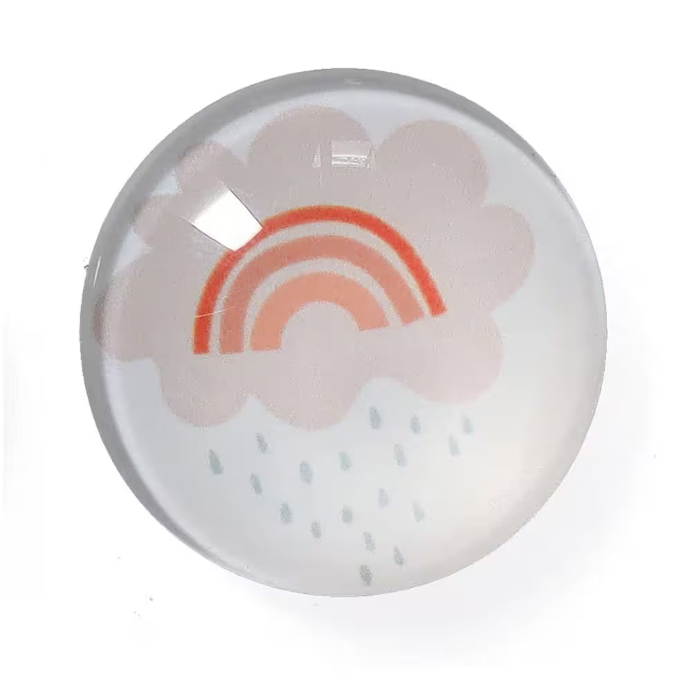 Rainbow Magnet Set- 4 pieces -plastic/glass