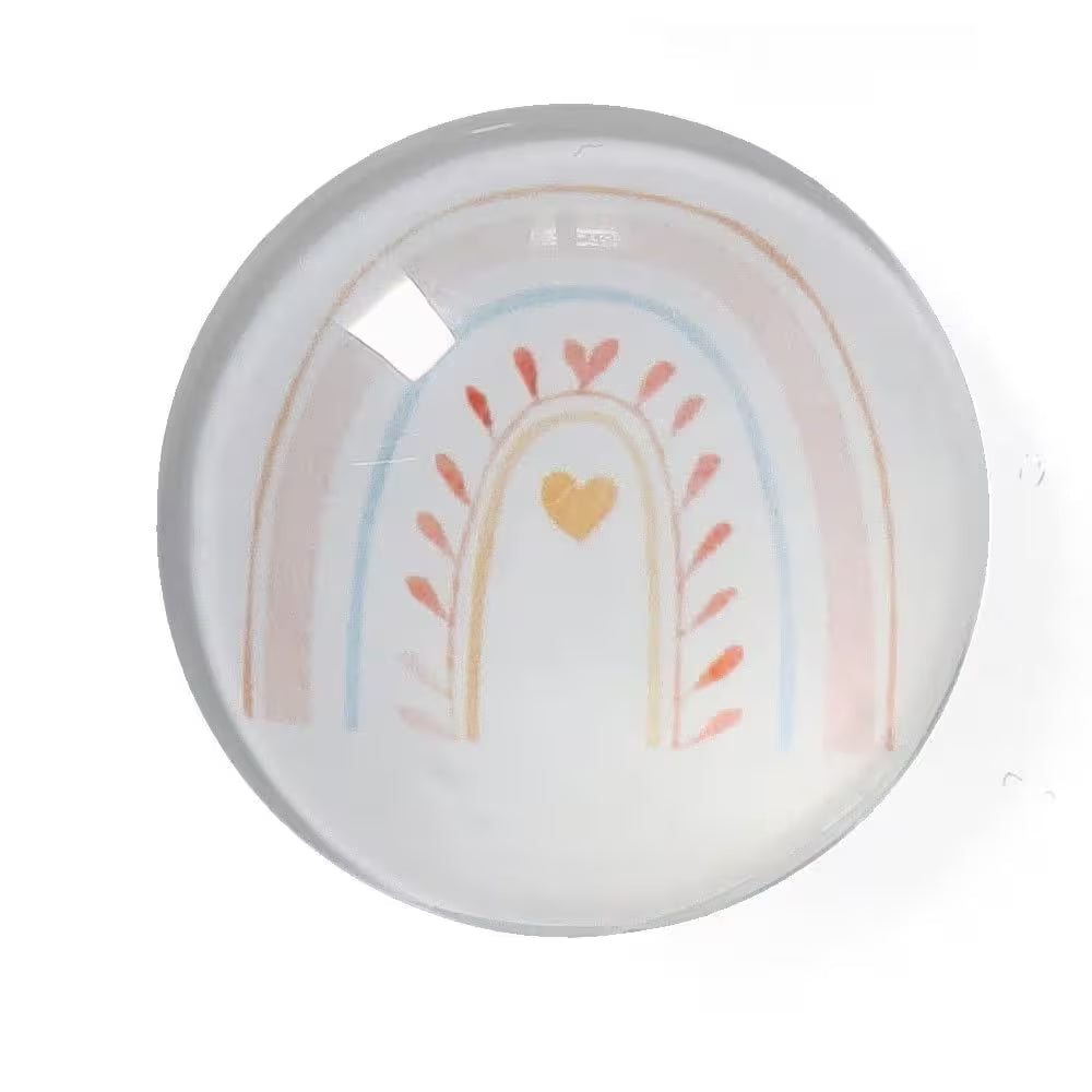 Rainbow Magnet Set- 4 pieces -plastic/glass