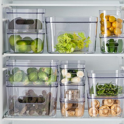 SmartStore™ Compact Square Storage Containers- Clear