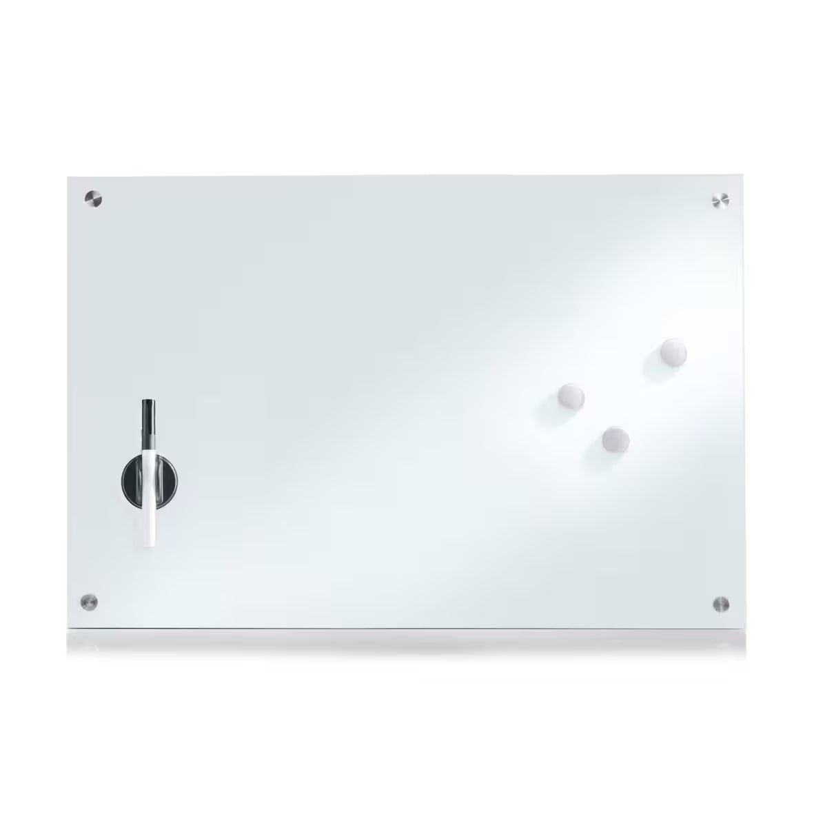 Memo Board- Glass- White- 60 x 40cm