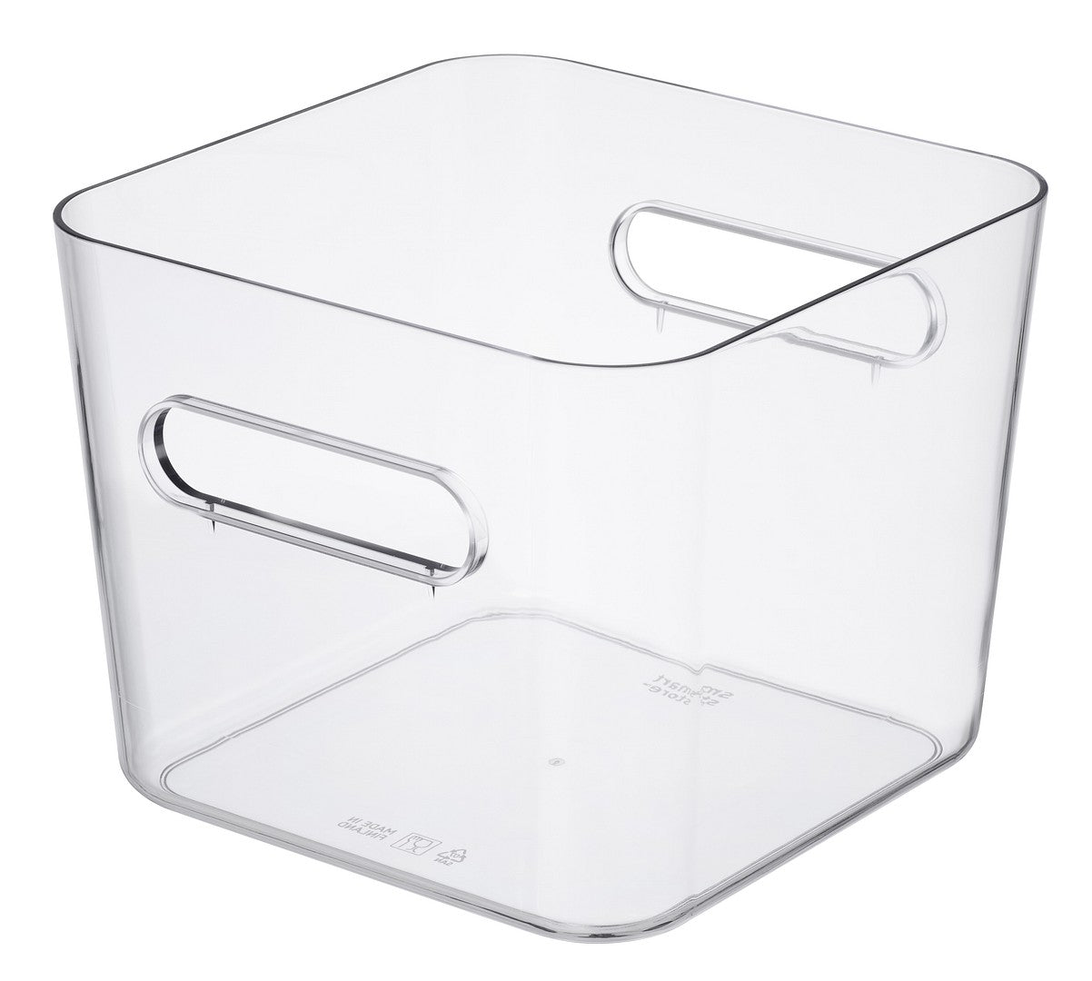 SmartStore™ Compact Square Storage Containers- Clear – The Organised Store