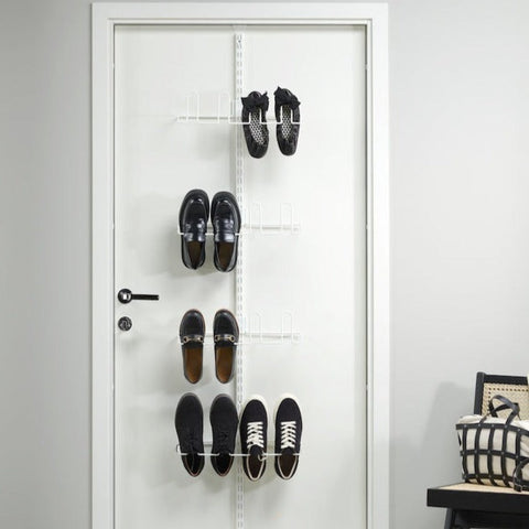 Small Shoe Cupboard - White/Brown