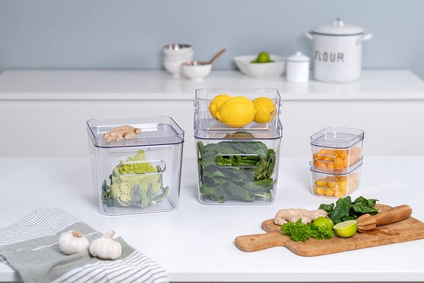 SmartStore™ Compact Square Storage Containers- Clear