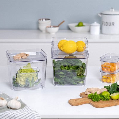 SmartStore™ Compact Square Storage Containers- Clear