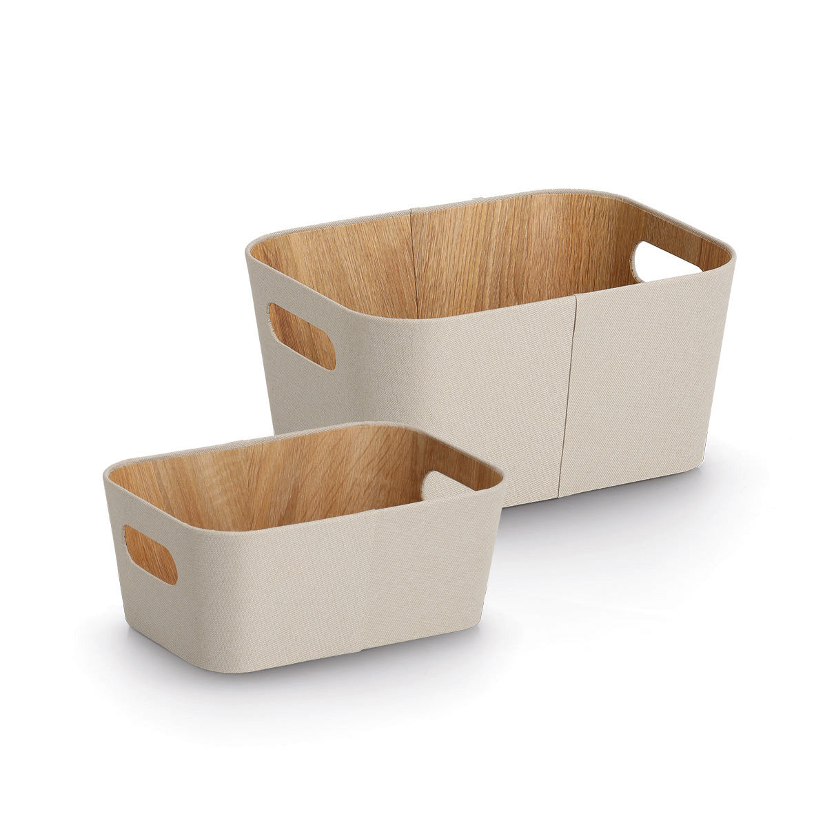 Stylish Storage Tote- Beige or Brown-Various Sizes - The Organised Store