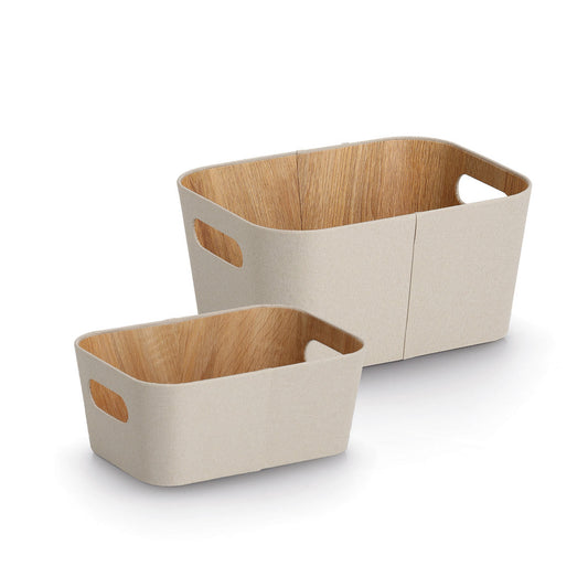 Stylish Storage Tote- Beige or Brown-Various Sizes