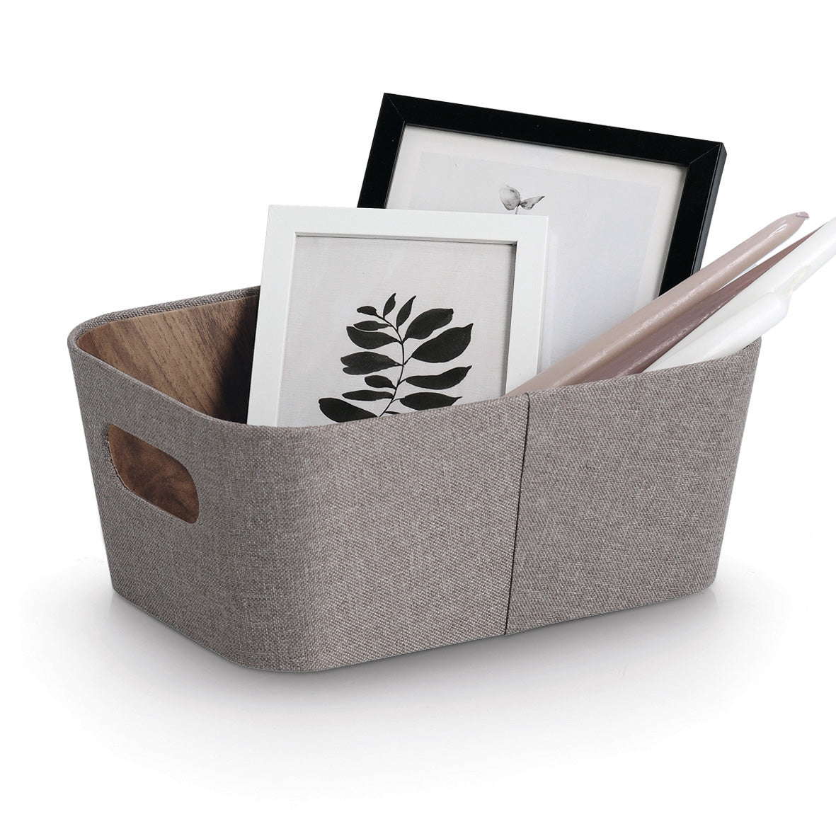 Stylish Storage Tote- Beige or Brown-Various Sizes - The Organised Store