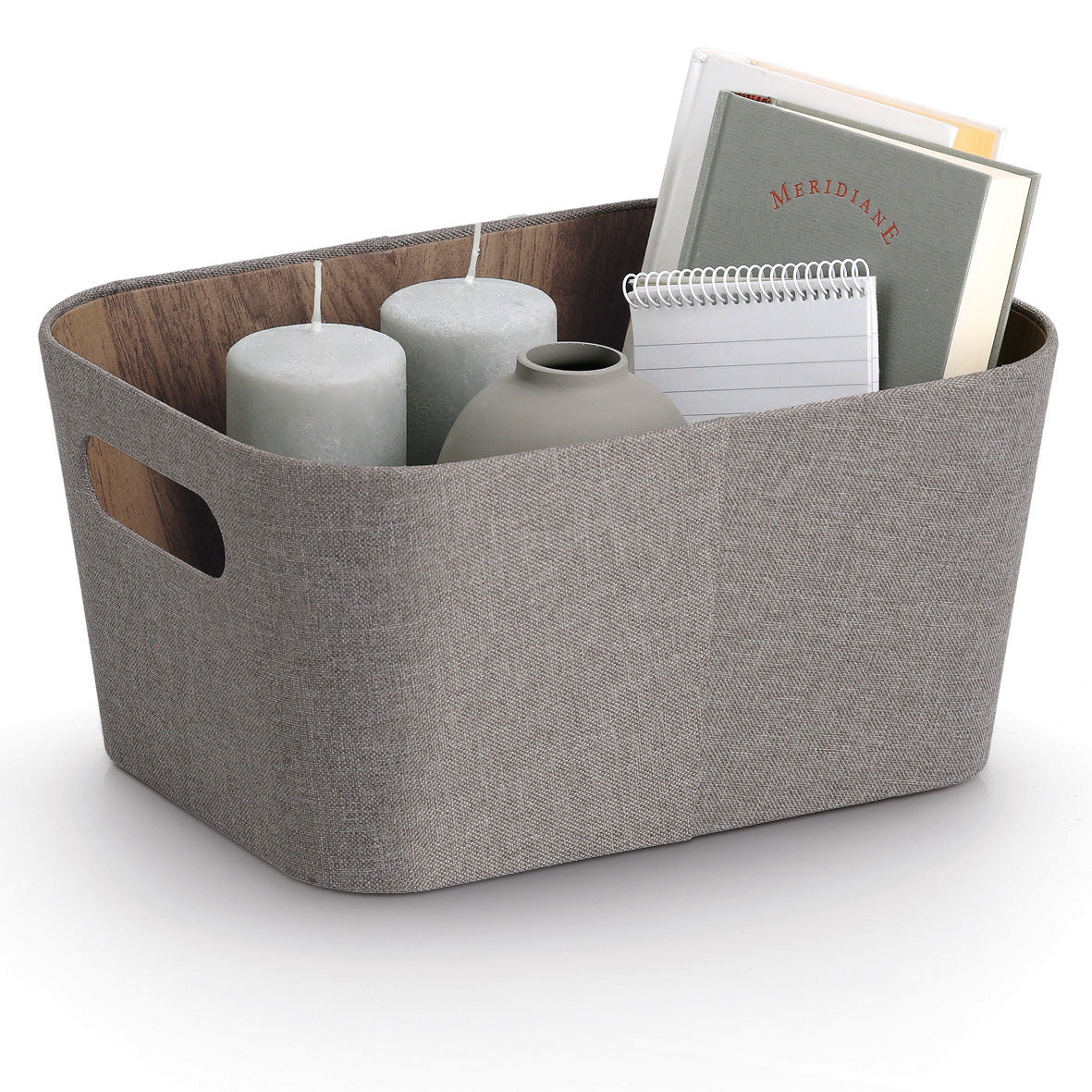 Stylish Storage Tote- Beige or Brown-Various Sizes - The Organised Store