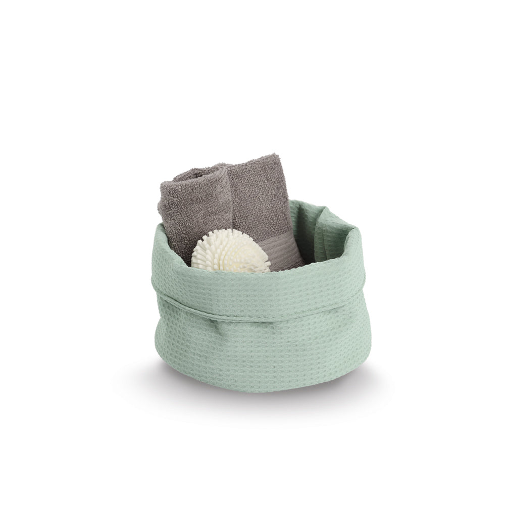 Storage Waffle Basket, Mint, Ø20cm
