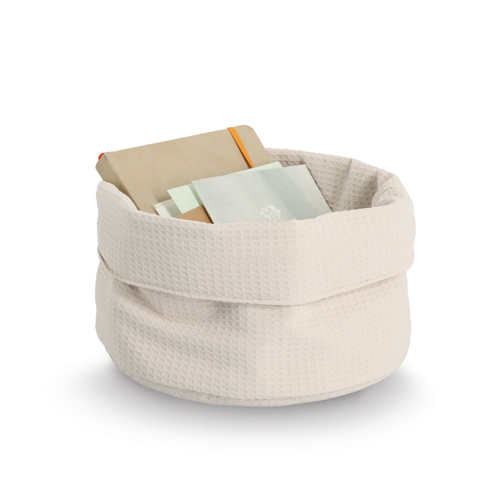 Storage Waffle Basket- Beige- 25CM