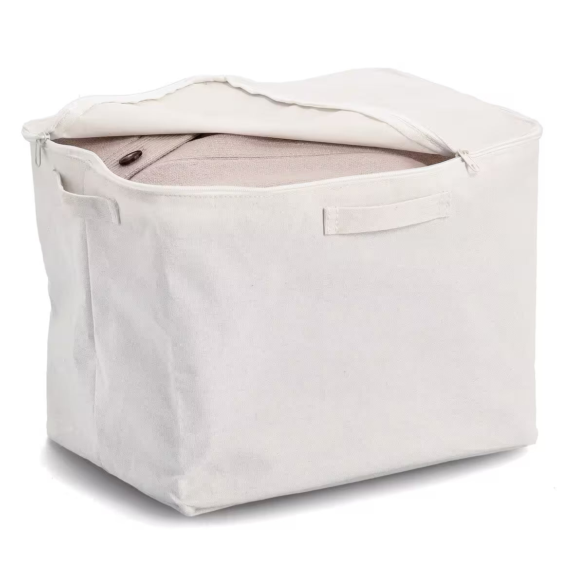 Storage Tote  with zipper: Polyester- Various sizes